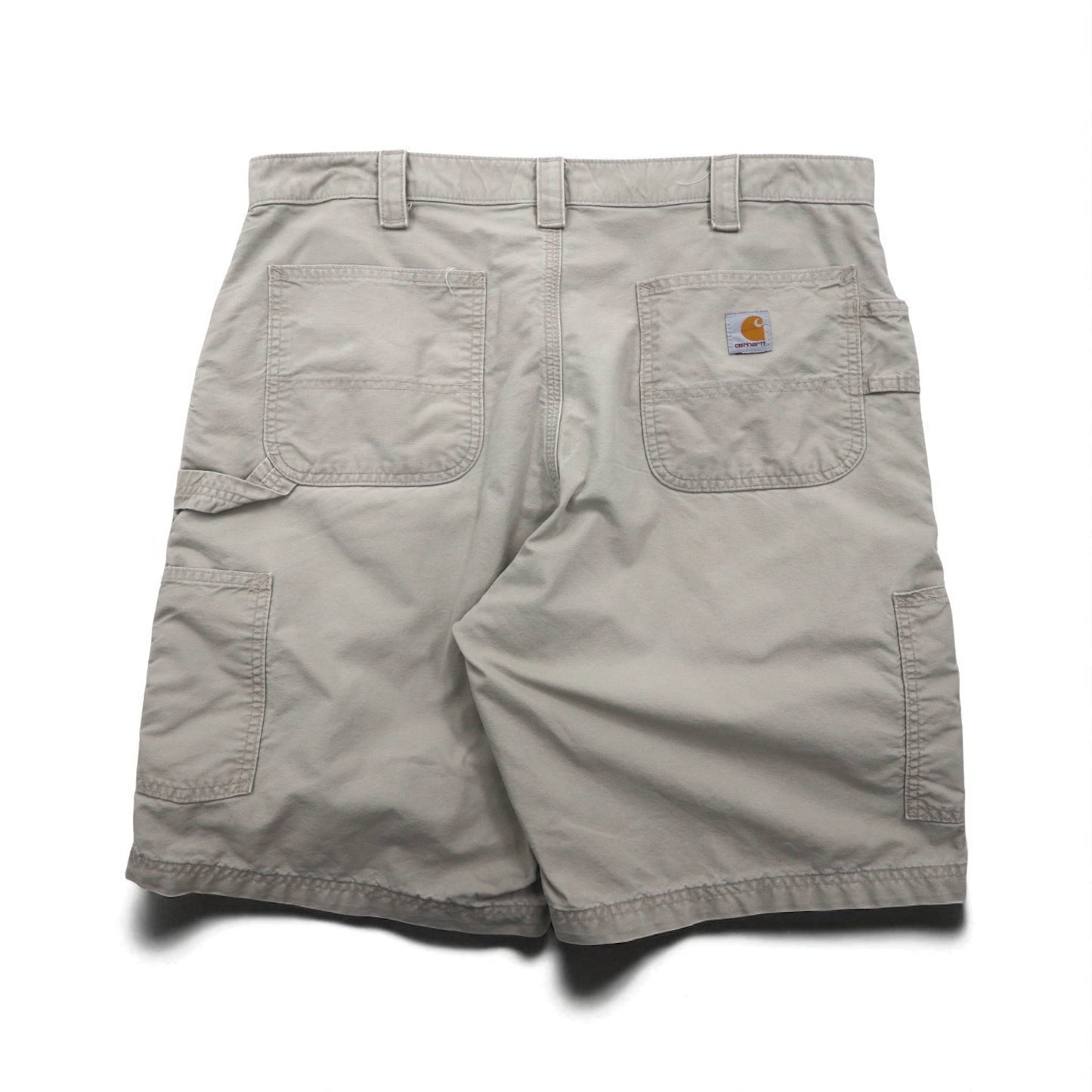 carhartt ダック地 ショート ペインターパンツ Canvas Utility Work Shorts ハーフパンツ XL ベージュ B147 メキシコ製