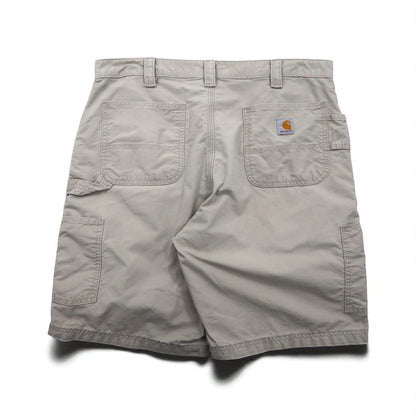 carhartt ダック地 ショート ペインターパンツ Canvas Utility Work Shorts ハーフパンツ XL ベージュ B147 メキシコ製
