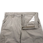 Carhartt Canvas Utility Work Shorts, duck-dyed, beige, size XL, B147, made in Mexico.