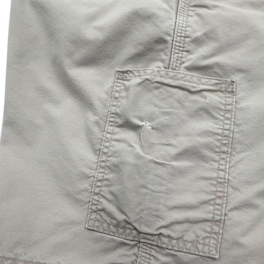 carhartt ダック地 ショート ペインターパンツ Canvas Utility Work Shorts ハーフパンツ XL ベージュ B147 メキシコ製