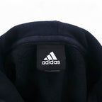 adidas Pullover Hoodie S Black Cotton Fleece Soccer
