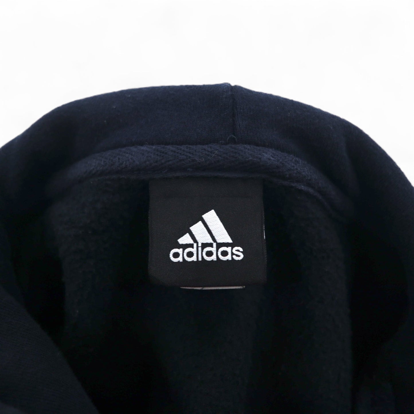 adidas プルオーバー パーカー S ブラック コットン 裏起毛 サッカー