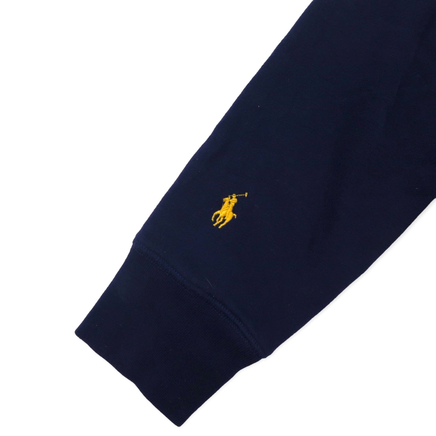 POLO RALPH LAUREN ロゴ刺繍  プルオーバーパーカー M ネイビー コットン