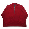 Unrelaxing Oversized Half-Zip Shirt FREE Bordeaux Polyester