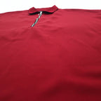Unrelaxing Oversized Half-Zip Shirt FREE Bordeaux Polyester