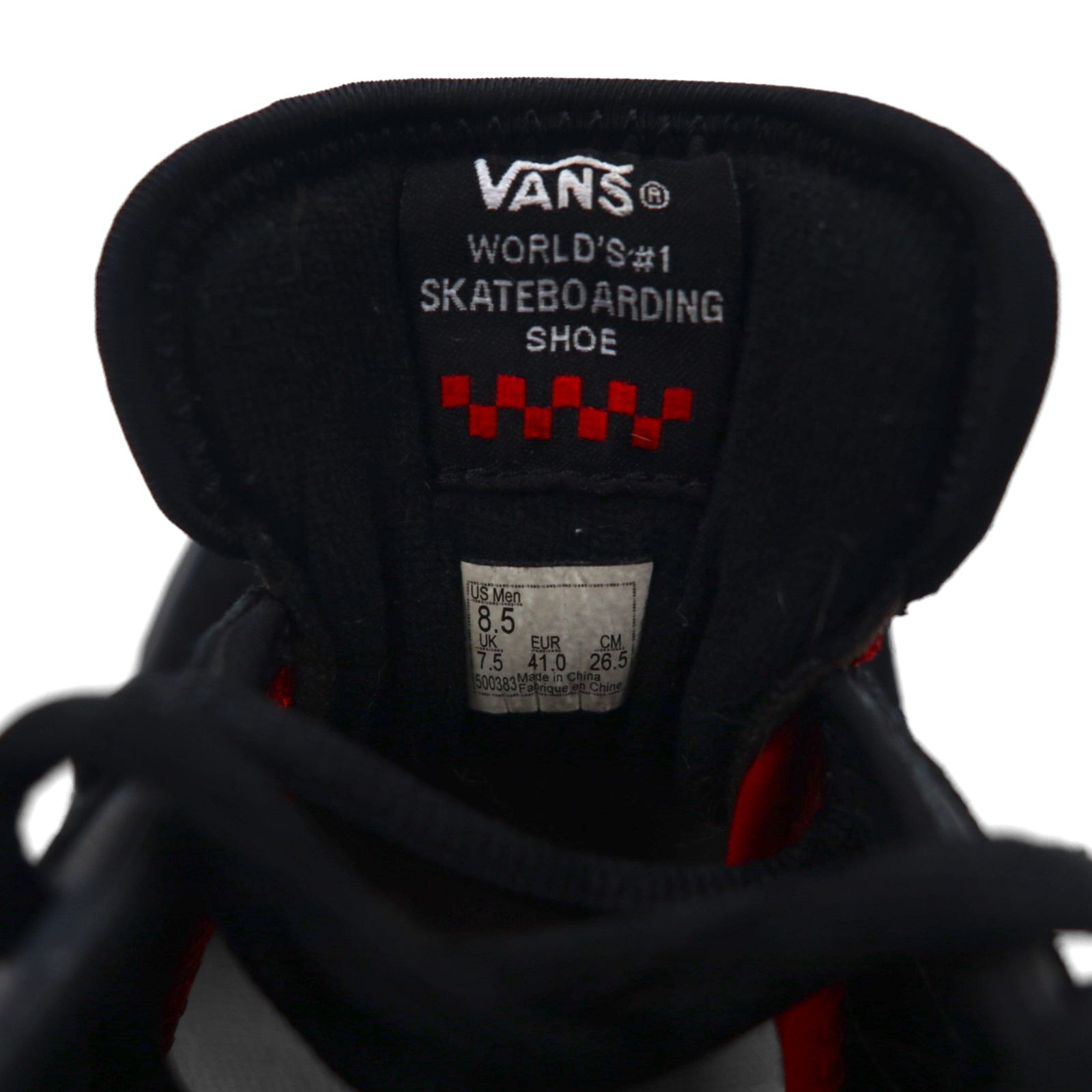 VANS SKATE ROWLEY low-top sneakers, size 26.5cm, suede with POPCUSH insole