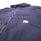 Carhartt Heavyweight Zip Front Hooded Sweatshirt 102974 Made in Mexico, 3XL, Navy