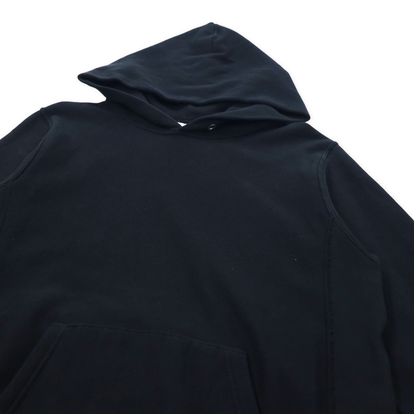 Champion リバースウィーブ スウェットパーカー M ブラック コットン 10oz REVERSE WEAVE PULLOVER HOODED SWEATSHIRT C3-L101