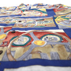 Rayn SPOONER 1980s Hawaiian-Made Diamond Head Tag American Classics Aloha Shirt, Size L, Navy, Egyptian Cotton