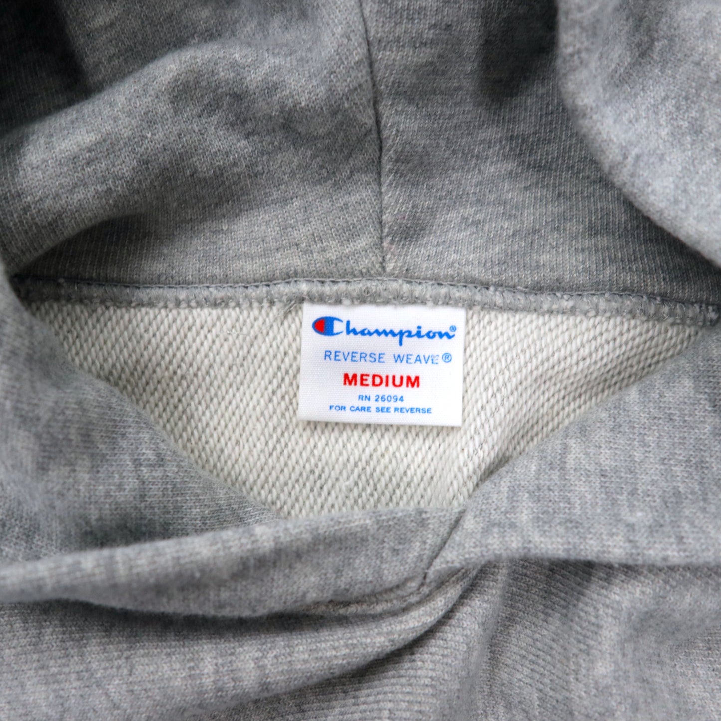 Champion リバースウィーブ スウェットパーカー M グレー コットン 10oz REVERSE WEAVE PULLOVER HOODED SWEATSHIRT C3-L101