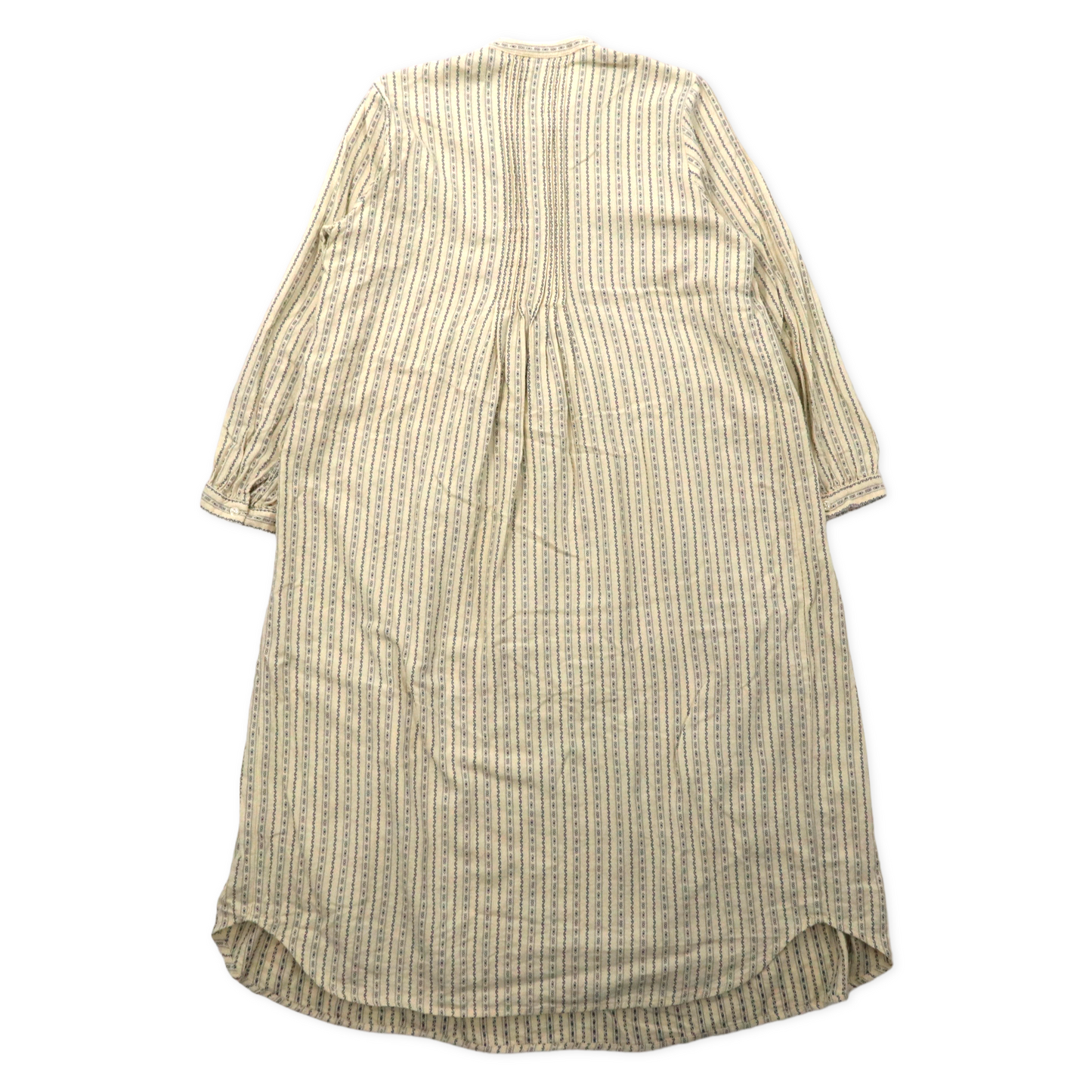 L.L.Bean Tyrolean Dress Free White Patterned Striped – 日本然リトテ