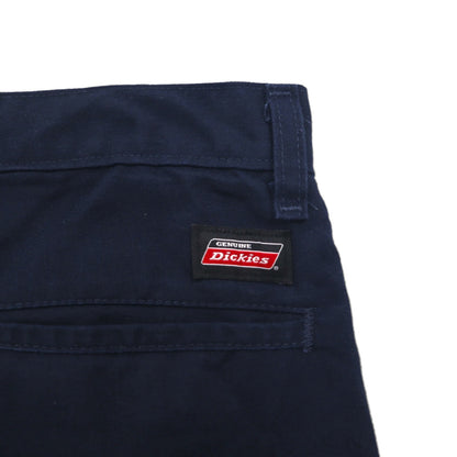 Dickies T/C Twill Short Work Pants, Size XL, Navy, Polyester and Cotton, GR360