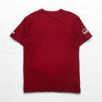 Champion カレッジ刺繍 Tシャツ XL ボルドー コットン WARHAWKS アーチロゴ