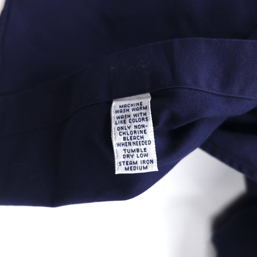 RALPH LAUREN 90s BLAKE Big Size Button Down Shirt XL Navy Small Pony Embroidery