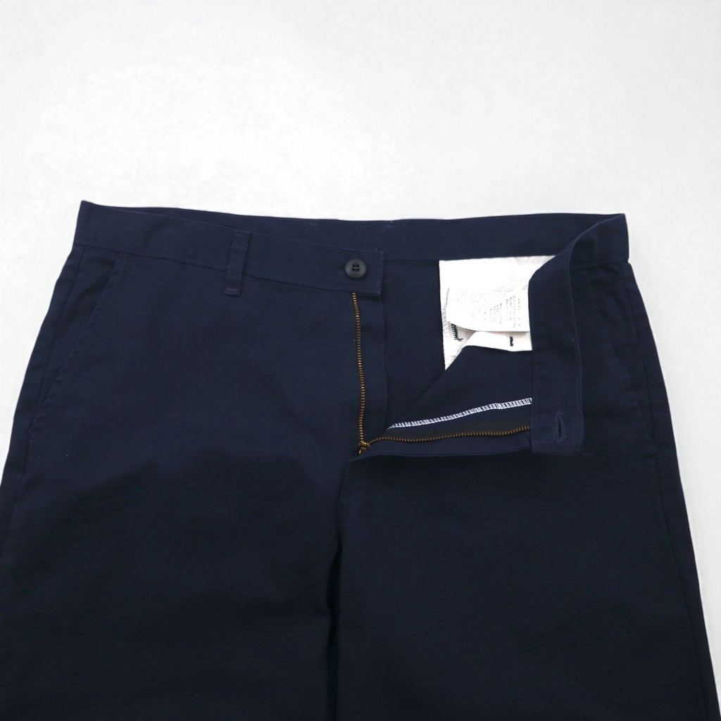 Dickies T/C Twill Short Work Pants, Size XL, Navy, Polyester and Cotton, GR360