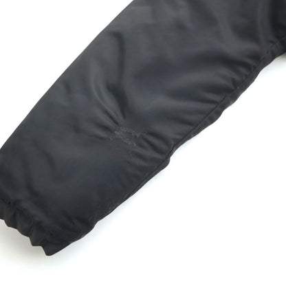 STUSSY 90s Navy Tag N-3B Flight Jacket, Size M, Drawcord, Padded, Removable Fur