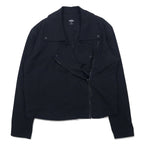 日本然リトテ-古着オンライン-KATE SPADE SATURDAY ダブル ライダース ジャケット S ブラック コットン 4CMU0157-KATE SPADE SATURDAY Double Riders Jacket S Black Cotton 4CMU0157