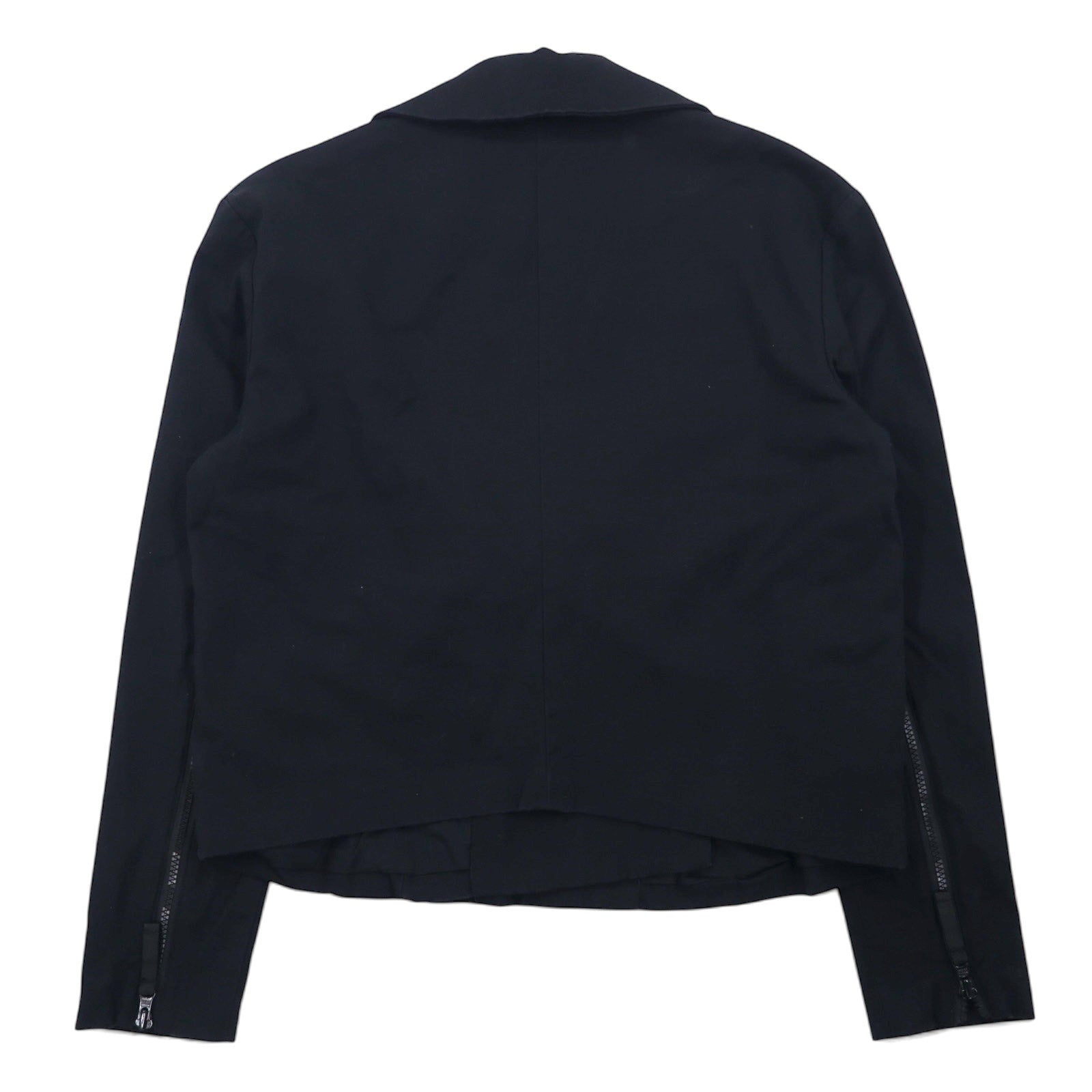 KATE SPADE SATURDAY ダブル ライダース ジャケット S ブラック コットン 4CMU0157