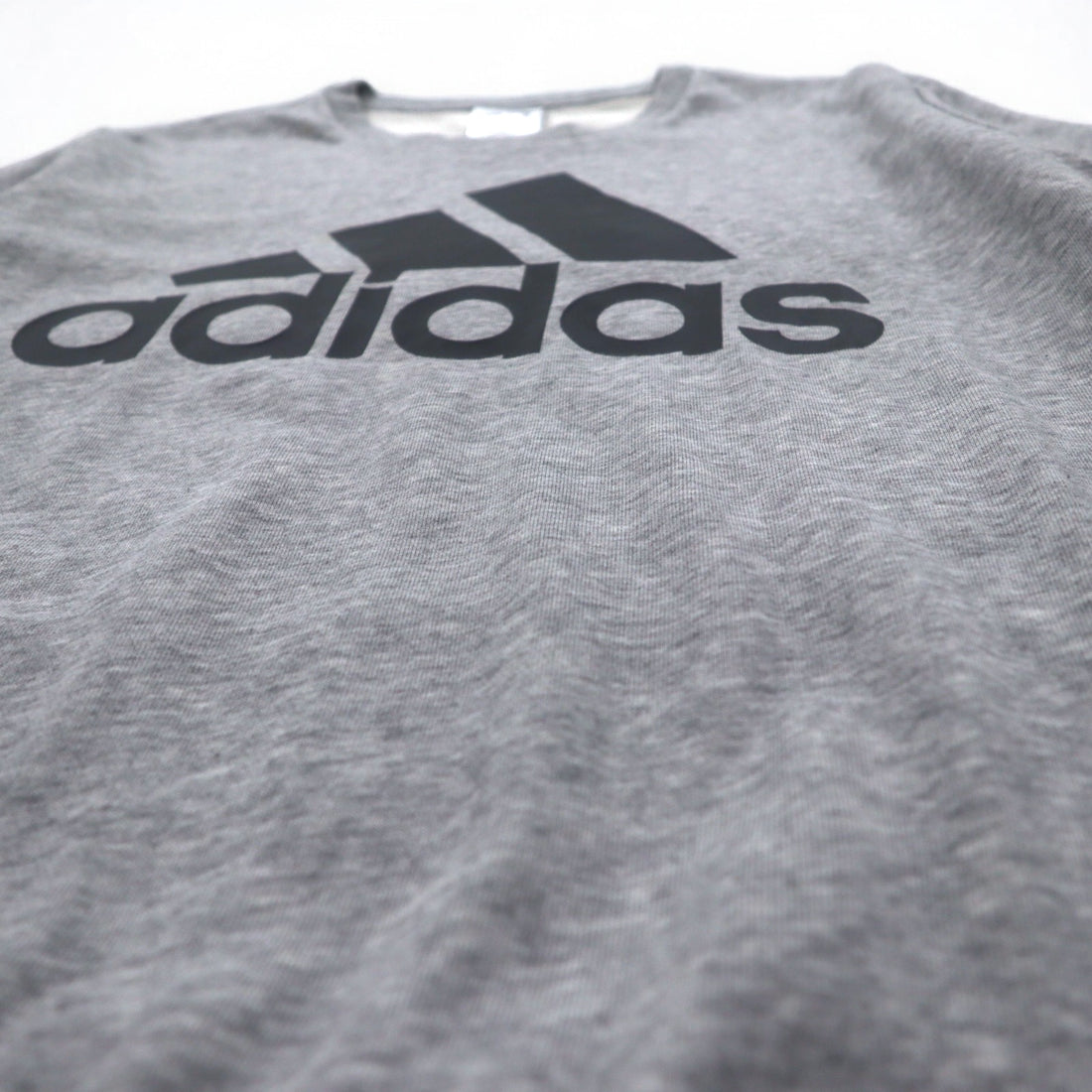 adidas Essentials Big Logo Sweatshirt M Grey Cotton GK9077