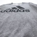 adidas Essentials Big Logo Sweatshirt M Grey Cotton GK9077