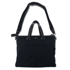 日本然リトテ-古着オンライン-COACH 2WAY ビジネスバッグ トートバッグ ブラック ナイロン レザー 70211-COACH 2WAY Business Bag Tote Bag Black Nylon Leather 70211