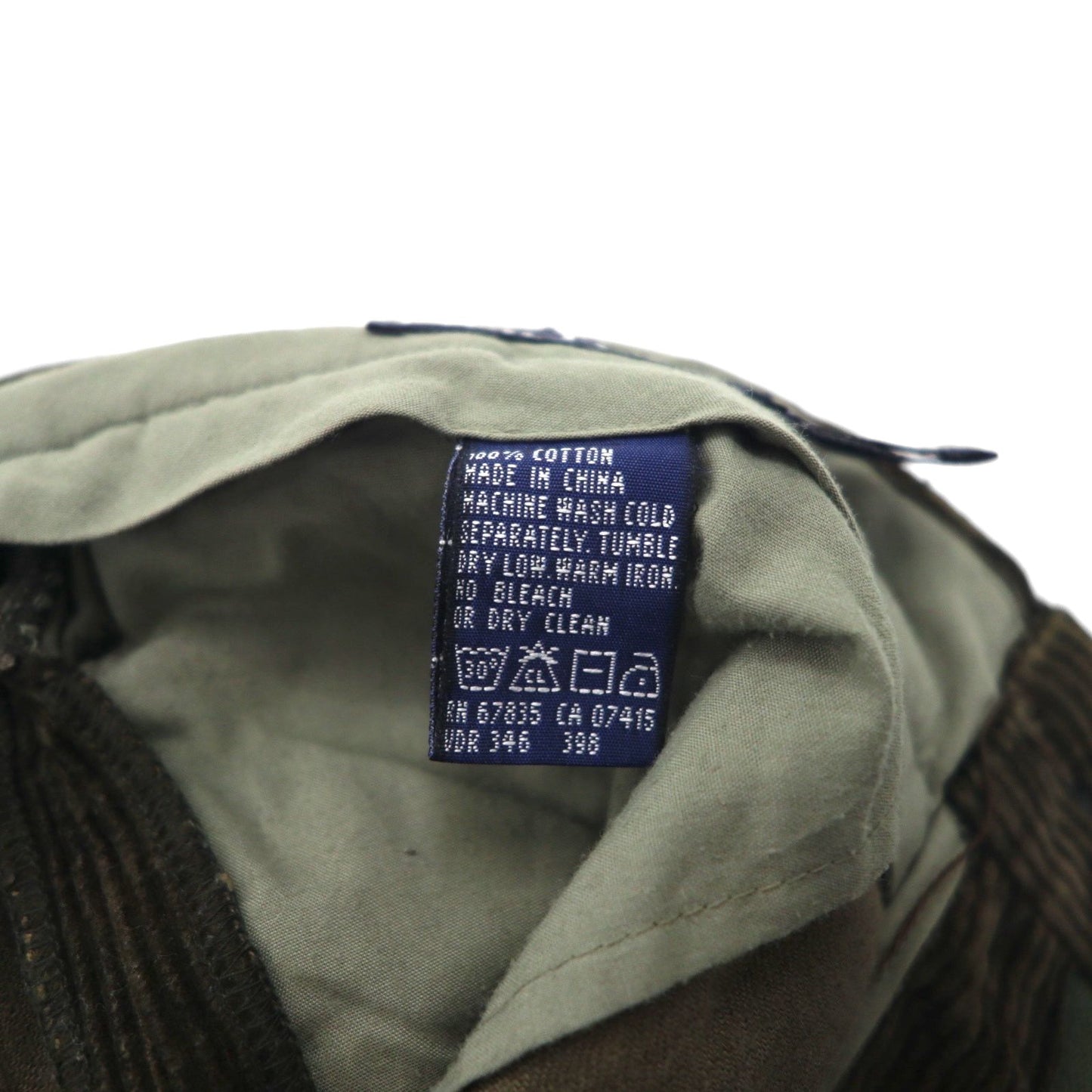 NAUTICA 90年代 2タック ワイド コーデュロイ チノパンツ ワークパンツ L ブラウン 太畝