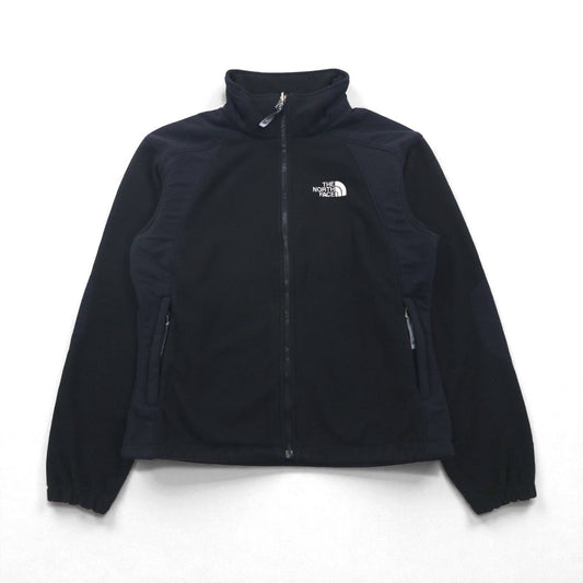 THE NORTH FACE スタンドカラー フリースジャケット S ブラック ドローコード ハイネック
