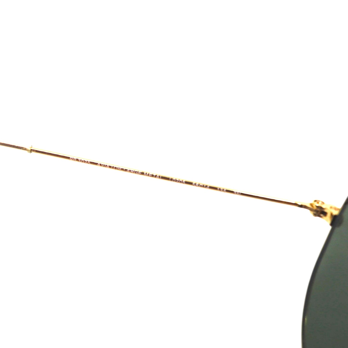 Ray-Ban アビエーター AVIATOR ティアドロップ サングラス ダブルブリッジ LARGE METAL RB3025 58-14 135 3N イタリア製