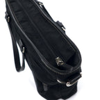 COACH 2WAY Business Bag Tote Bag Black Nylon Leather 70211