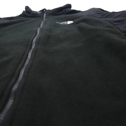 THE NORTH FACE Stand Collar Fleece Jacket, Size S, Black, Drawcord, High Neck