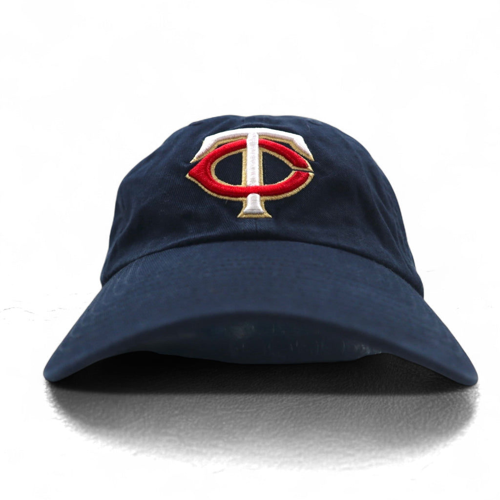 47BRAND ベースボールキャップ FREE ベルト ネイビー コットン MLB Minnesota Twins