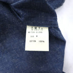 TMT Souvenir Embroidered Chambray Shirt M Indigo Blue BIG HOLIDAY Made in Japan