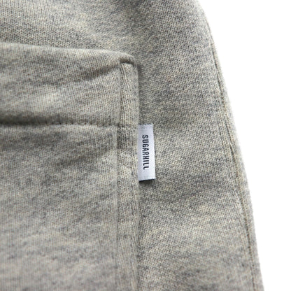 SUGARHILL Crushed Sweat Trousers, Size M, Gray, Distressed Finish, Made in Japan
