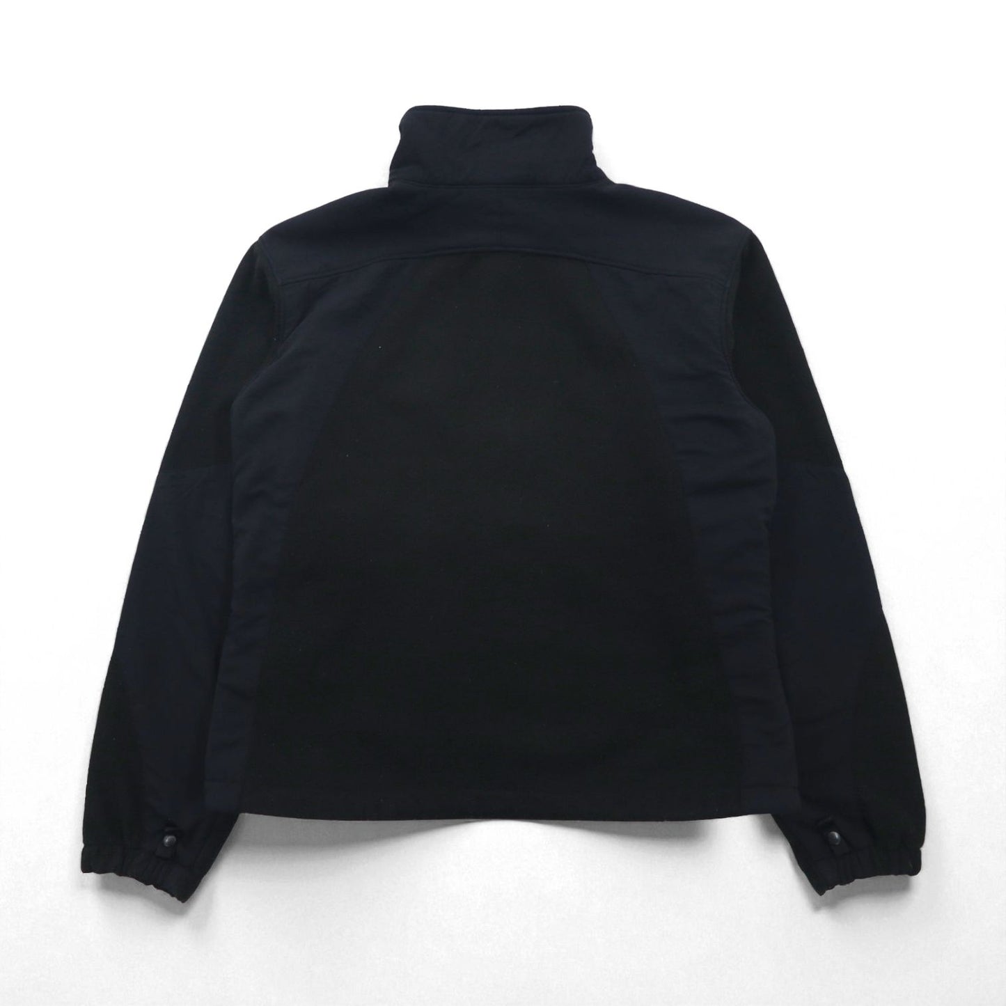 THE NORTH FACE Stand Collar Fleece Jacket, Size S, Black, Drawcord, High Neck