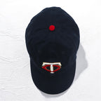 47BRAND ベースボールキャップ FREE ベルト ネイビー コットン MLB Minnesota Twins