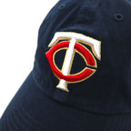 47BRAND ベースボールキャップ FREE ベルト ネイビー コットン MLB Minnesota Twins