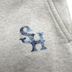 SUGARHILL Crushed Sweat Trousers, Size M, Gray, Distressed Finish, Made in Japan