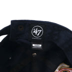 47BRAND ベースボールキャップ FREE ベルト ネイビー コットン MLB Minnesota Twins