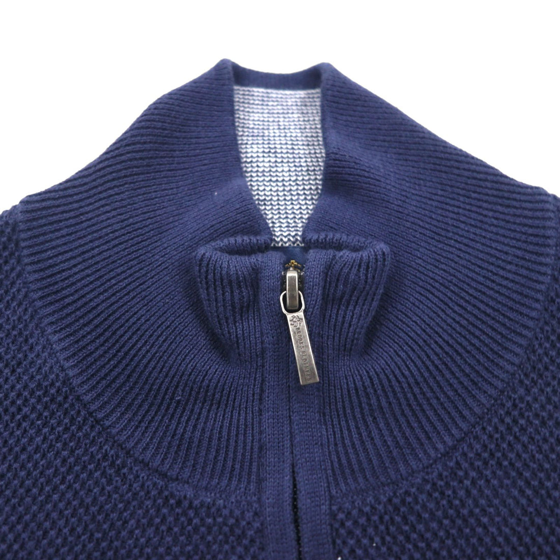 Brooks Brothers ハーフジップ ドライバーズニット セーター M ネイビー ハイネック