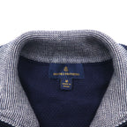 Brooks Brothers ハーフジップ ドライバーズニット セーター M ネイビー ハイネック