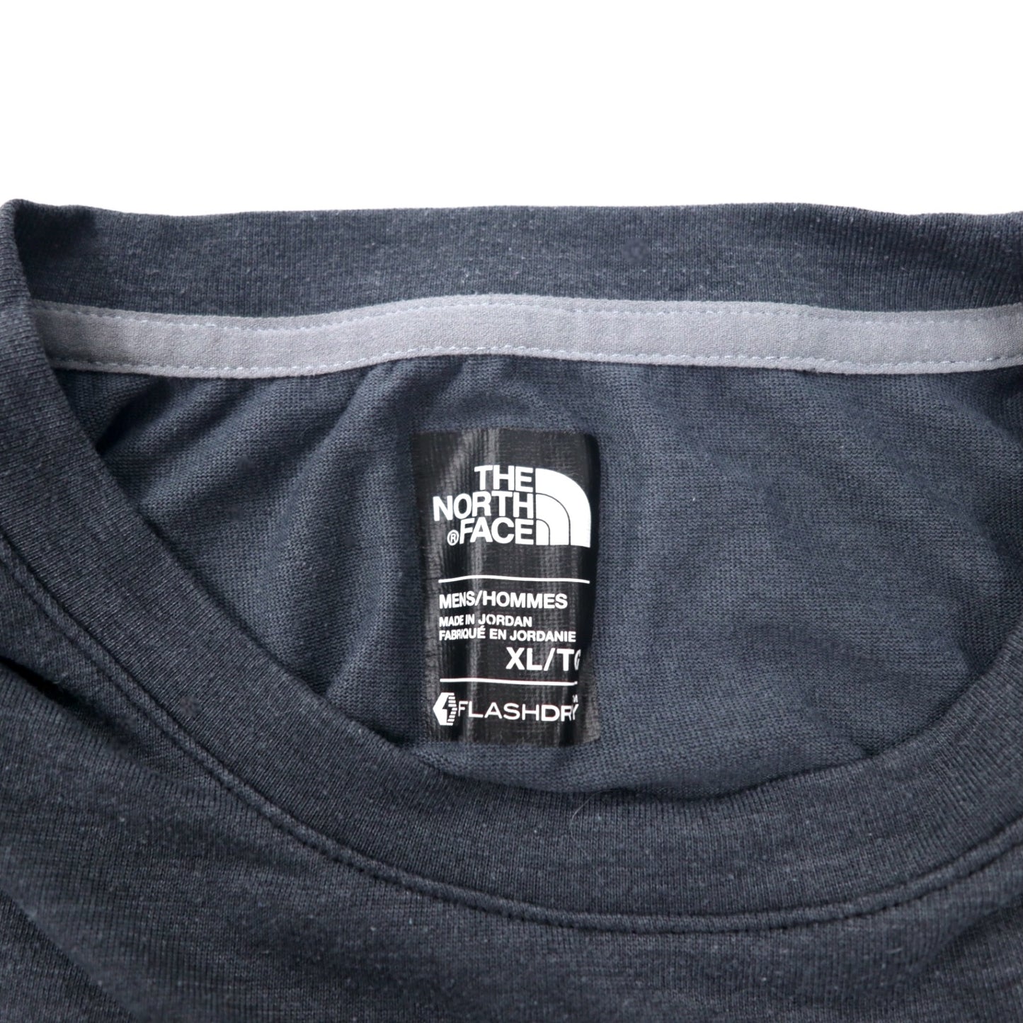 THE NORTH FACE フラッシュドライ クルー Tシャツ XL グレー ポリエステル FLASHDRY US規格