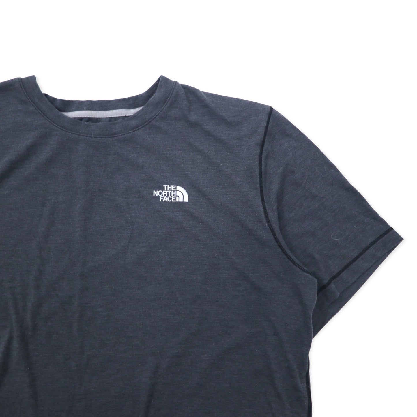 THE NORTH FACE フラッシュドライ クルー Tシャツ XL グレー ポリエステル FLASHDRY US規格