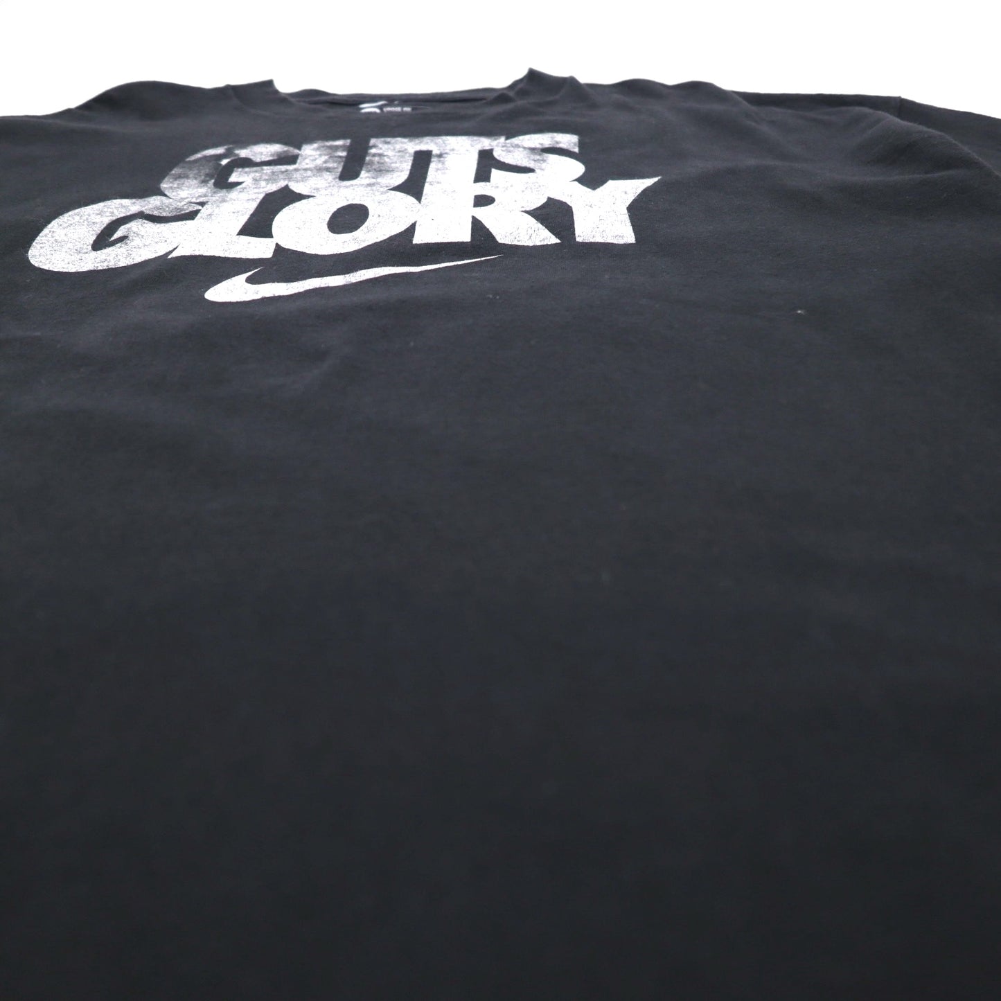 NIKE ルーズフィット Tシャツ 2XL ブラック LOOSE FIT スウォッシュ GUTS GLORY メキシコ製