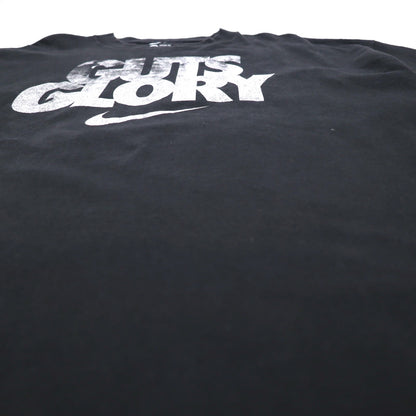 NIKE ルーズフィット Tシャツ 2XL ブラック LOOSE FIT スウォッシュ GUTS GLORY メキシコ製