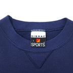 SIGNAL SPORTS USA製 90年代 NFL プリント スウェット L ネイビー コットン DALLAS COWBOYS 1992