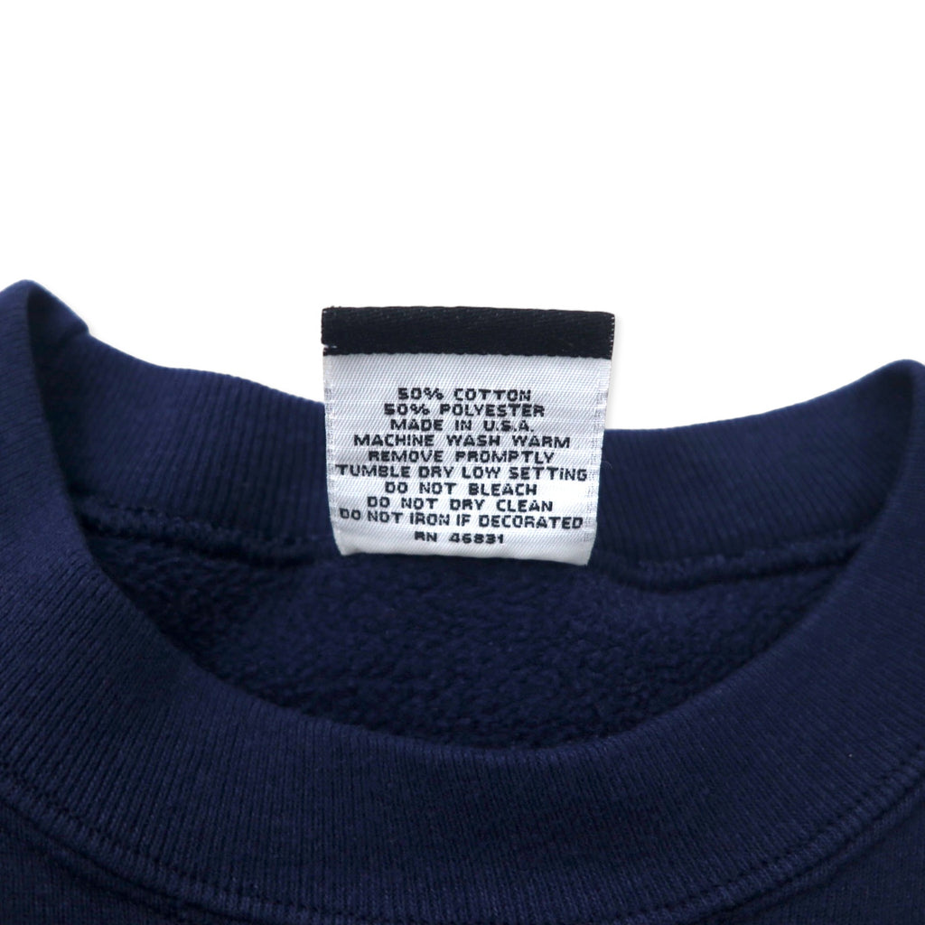 SIGNAL SPORTS USA製 90年代 NFL プリント スウェット L ネイビー コットン DALLAS COWBOYS 1992