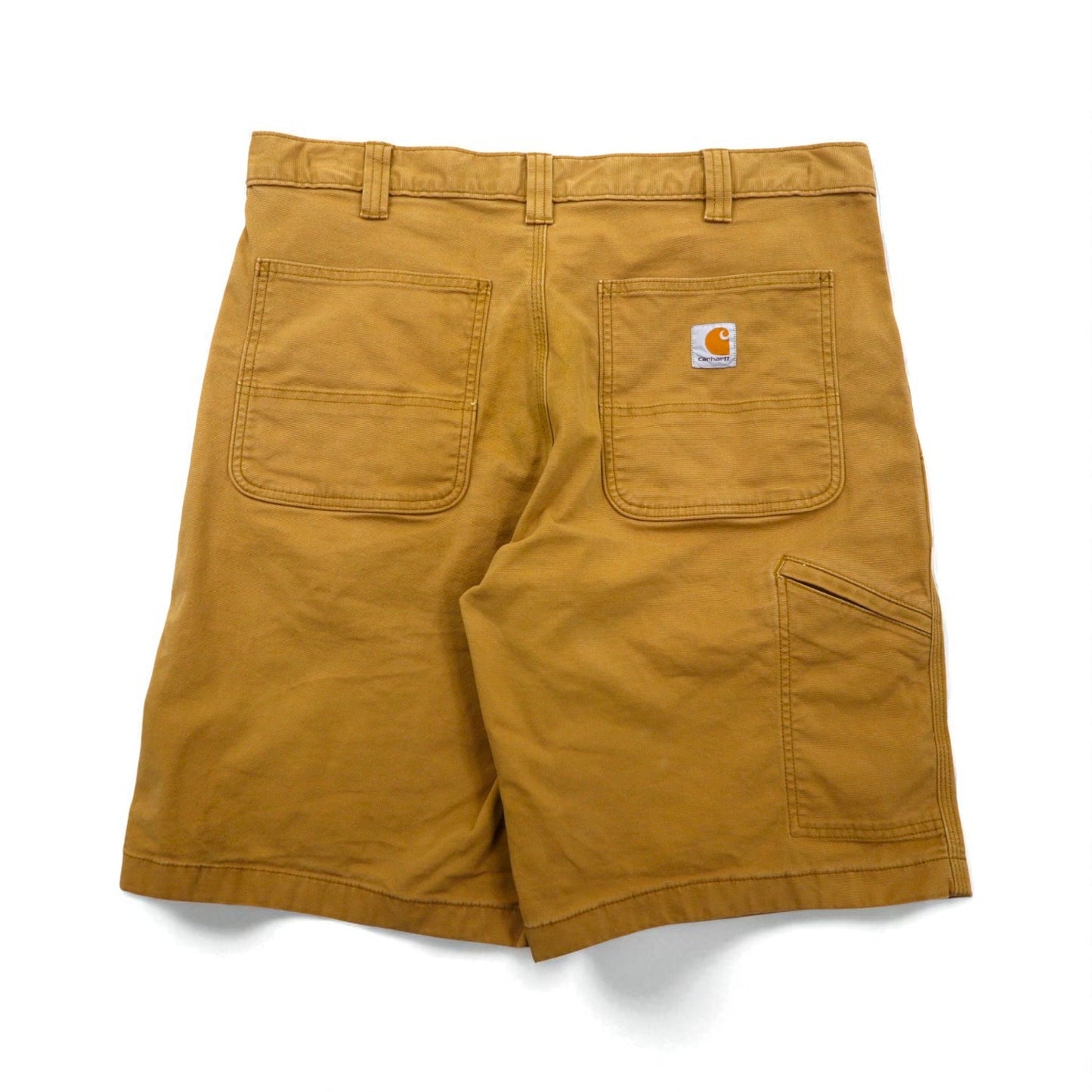 Carhartt Rugged Flex Rigby Work Shorts, Relaxed Fit Duck Fabric, Size L, Beige, 102514