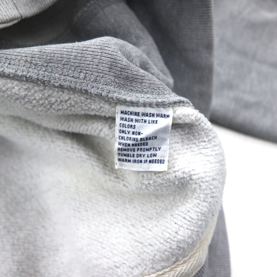 Polo Ralph Lauren 90s Reverse Weave Zip Hoodie, Gray, Large, with Small Pony Embroidery