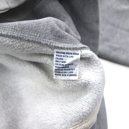 Polo Ralph Lauren 90年代 リバースウィーブ ジップパーカー L グレー スモールポニー刺繡