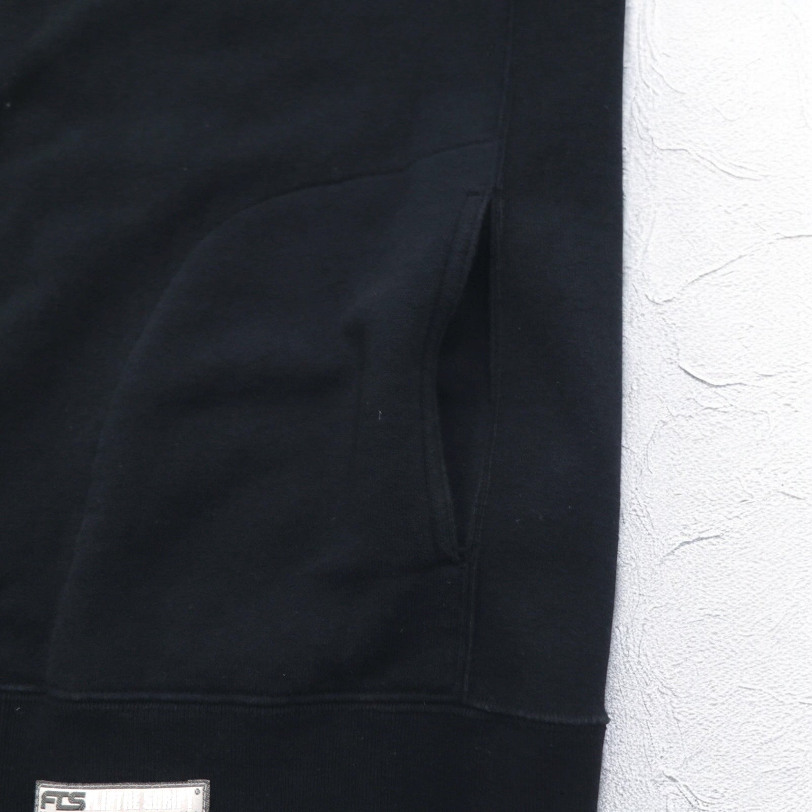 FLIP THE SCRIPT 90s Short Sleeve Sweat Jacket, Stadium Jacket, 2XL, Black, Snap Buttons, Slash Pockets